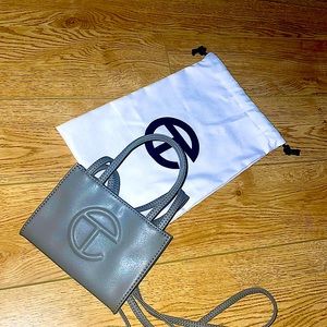 Telfar Shopping Bag! Dark Grey/Green!